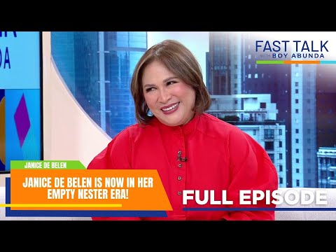Fast Talk with Boy Abunda: Janice de Belen is now in her empty nester era! (Full Episode 864)