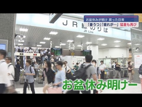YouTube Video お盆休み明け日常戻る~JR静岡駅