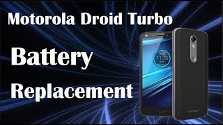 How to replace the battery on Motorola Droid Turbo 2