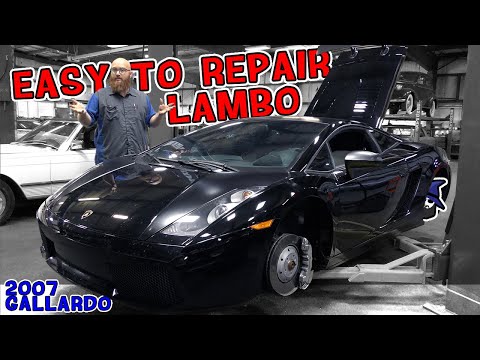 Really, an easy to repair supercar! CAR WIZARD shows just how simple this '07 Gallardo is to work on