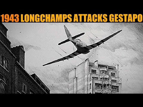 1943 Longchamp's Typhoon Attack On Gestapo In Belgium | DCS WORLD Reenactment