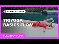 30 Min TriYoga Basics Class For Body Stretch | Full Body Flow
