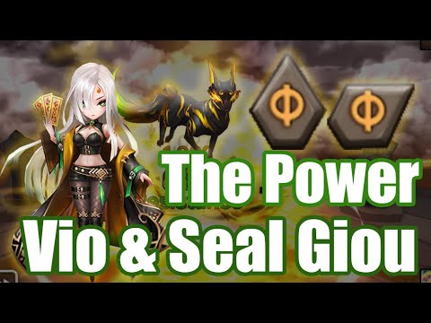 New Rune Power Debut! The Power Vio & Seal Giou🤩🤩🤩【Summoners War RTA】