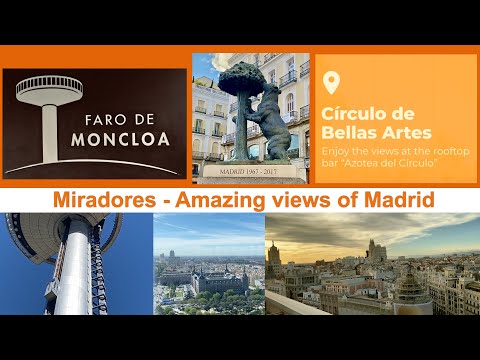 Dos Miradores - including Faro de Moncloa -  maybe the BEST viewpoint in Madrid!