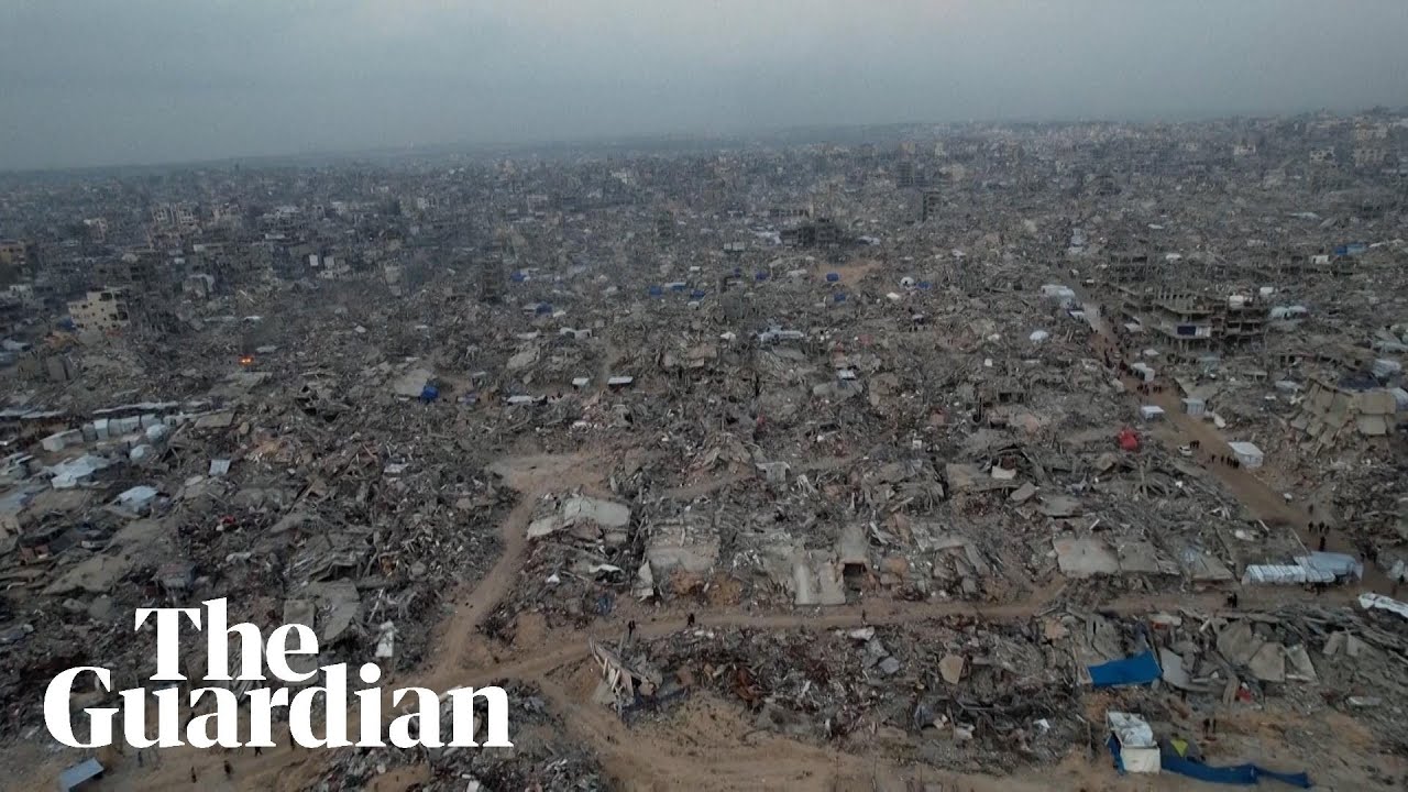 Drone footage shows scale of devastation in Gaza's Jabaliya refugee camp