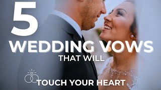 5 Wedding Vows That Will Make You Cry! | Emotional Wedding Vows Compilation 💍