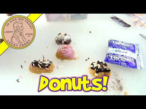 Kracie Popin' Cookin' - Japanese Doughnuts Happy Kitchen Set Video
