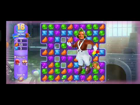 Wonka's World of Candy Match 3-Level 30 NO BOOSTERS #wonka #wonkasworldofcandy #match3