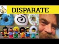 🔵 Disparate - Disparate Meaning - Disparate Examples - Disparate Definition - GRE 3500 Vocabulary