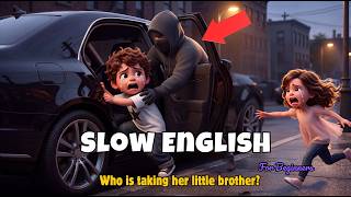 Who Is Taking Her Little Brother?! | Slow English Listening Practice for Beginners (A1 Level)