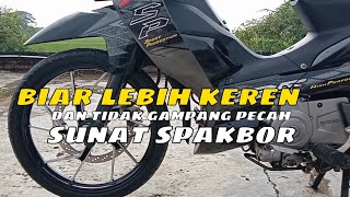 Download lagu cara potong spakbor simetris agar lebih keren [modifikasi shogun sp fl] mp3