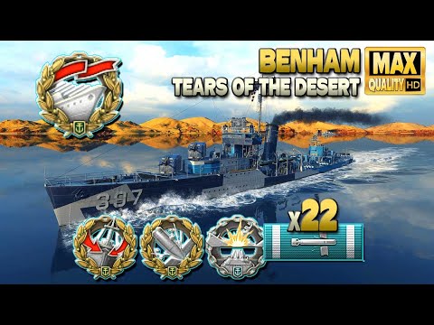 Destroyer Benham: Can he escape? - World of Warships