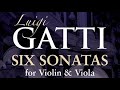 Gatti: Six Sonatas for Violin & Viola