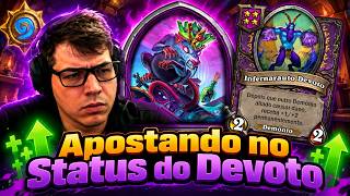 Apostando no Status do Devoto - Hearthstone Campos de Batalha