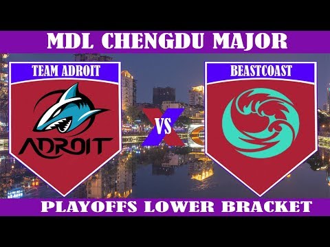 beastcoast vs Adroit (bo1) MDL Chengdu Major 2019 Highlights Dota 2