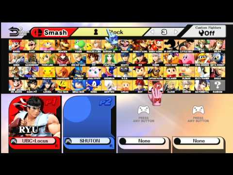 2GGC: Civil War - UBC | Locus (Ryu) Vs. Shuton (Olimar) Top 32 Losers Side
