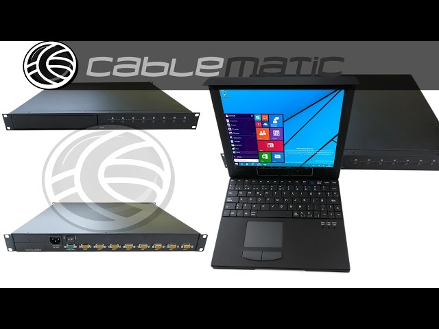Vídeo relacionado con StarTech.com Consola KVM de 8 puertos para Montaje en Rack - Teclado QWERTY - con Cables de 1,8m - Conmutador KVM con Monitor LCD de 19" - Switch KVM LCD 1U OSD - 50.000 MTBF - USB + VGA (RKCONS1908K)