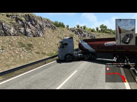 Euro Truck Simulator 2 ETS2 Sasaari Crash Volvo FH16 750
