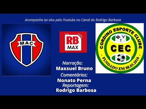 Gols: MAC 1 x 1 Cordino - Série B Maranhense - Rádio RB Max - 23/10/2