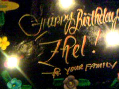 Liezel birthday cake.... :)