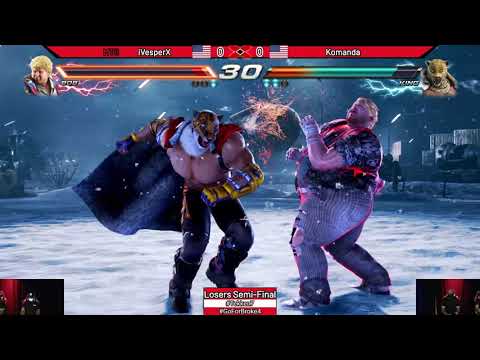 #GoForBroke4 Losers Semi-Final ➤ MTS  iVesperX vs. Komanda 【#Tekken7】