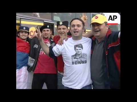 Fans in Serbia for away game amid fears of violence
