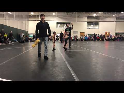 Parker’s 1st Wrestling Tournament | 36-38 lbs | 5 years old | UW Parkside | Match 1