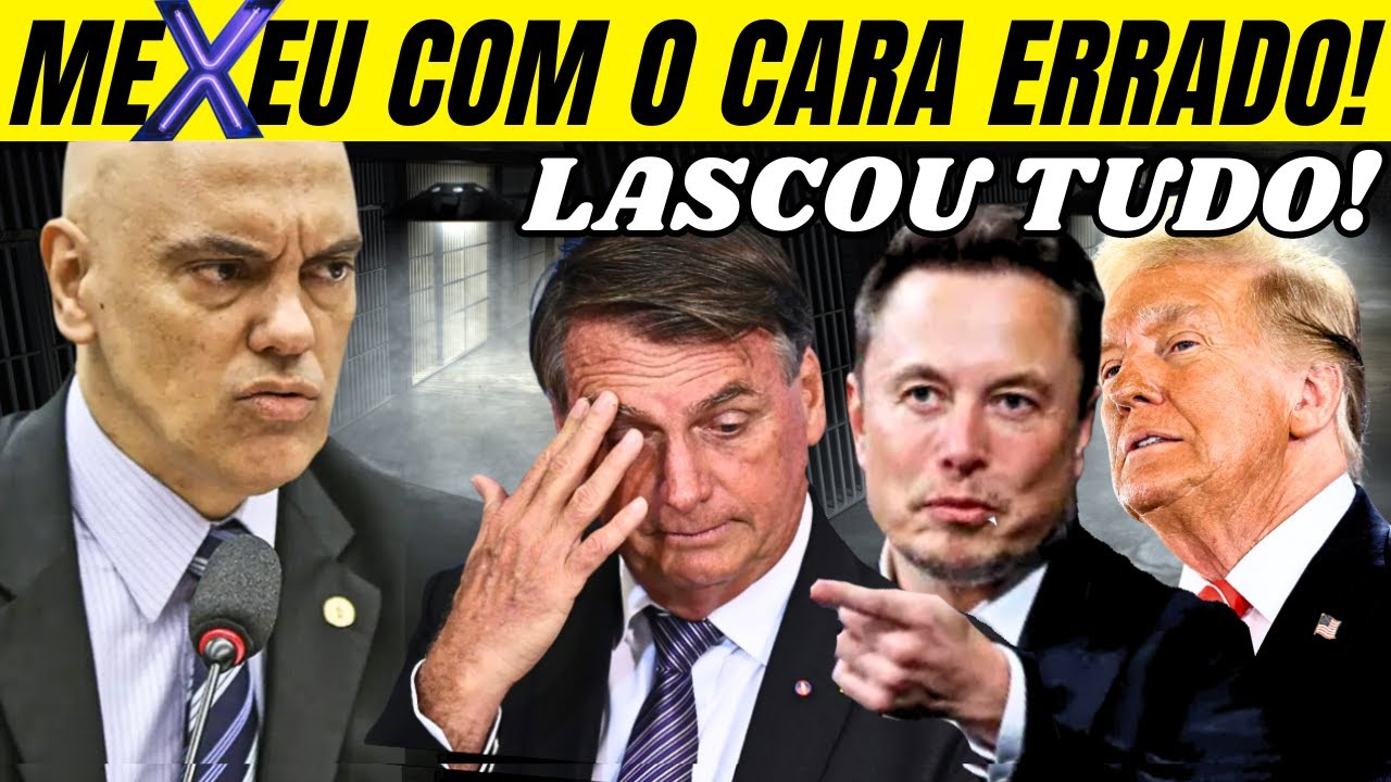 ELON MUSC SE LASCOU! BOLSONARO TÁ LASCADO & TRUMP VAI SE LASCAR! CADEIA NELES!