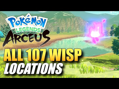Pokemon Legends: Arceus - All Wisp Locations / How To Get Spiritomb (Eerie Apparitions In The Night)
