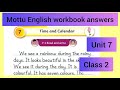 Term 3 Class 2 Unit 7 Time And Calendar Mottu Workbook Answers English Ennum Ezhuthum