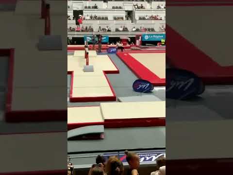 Elena Colas - Finale poutre - Junior - Championnats de France élite GAF 2024