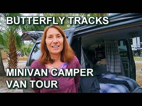 Thumbnail for VAN TOUR: SIENNA CAMPERVAN. She has camped in and done Cartwheels in ALL 50 States! by Toyota, Campervan, Car, Minivan, Van
