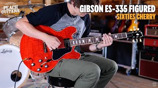 Video thumbnail for No Talking...Just Tones | Gibson ES-335 Figured Sixties Cherry - 212320196 by Peach Guitars