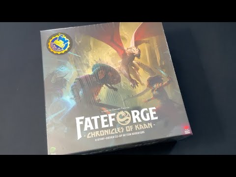 The Discriminating Gamer: Fateforge: Chronicles of Kaan unboxing with Ray