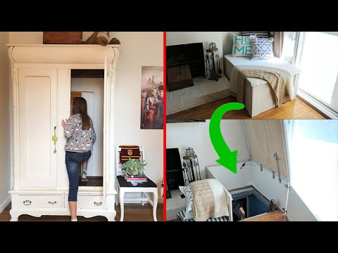 GENIUS HIDDEN Rooms AND INGENIOUS Hidden Doors | Space Saving Ideas