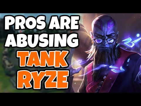 Pros are abusing TANK RYZE MID. I decided to try it out myself | Challenger Ryze - League of Legends