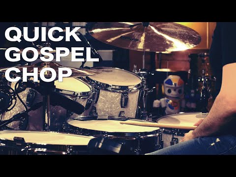Easy Gospel Chop | DRUM LESSON |  Drum Fill #10