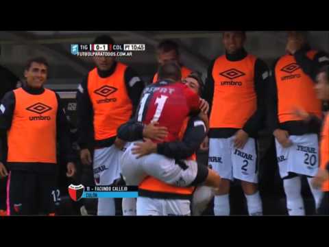 Gol de Callejo. Tigre 0 - Colón 1. Liguilla Pre Sudamericana 2015. FPT