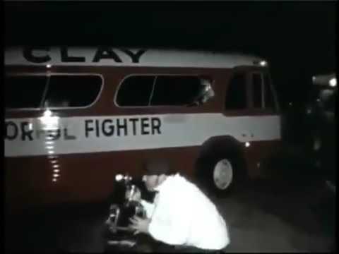 Sonny Liston shoots blanks at Muhammad Ali