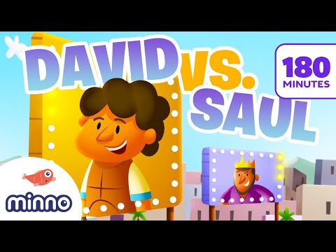 The Battles of David vs. Saul | PLUS 3 Hours of AMAZING Bible Stories for Kids