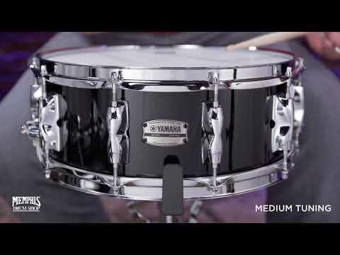 Yamaha 14x5.5 Recording Custom Snare Drum - Solid Black (RBS1455SOB)
