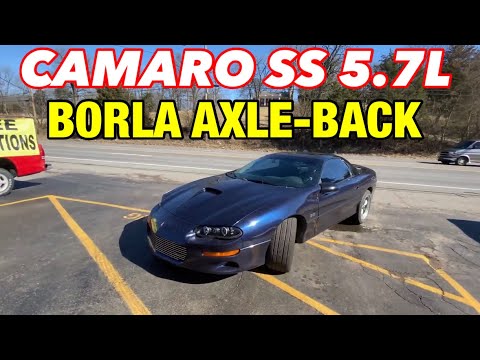 1998 Chevy Camaro SS 5.7L DUAL EXHAUST w/ BORLA AXLE BACK!