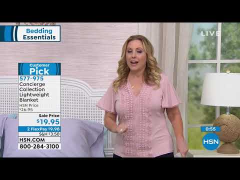 HSN | Bedding Essentials 08.14.2019 - 04 PM