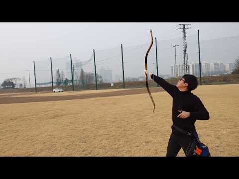 Grózer's Biocomposite Mongolian bow / Flight shooting 2