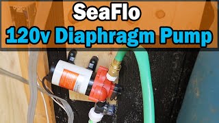 SeaFlo 45psi 3gpm Diaphragm Pump unbox and test