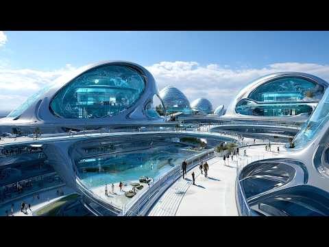 Future Sci Fi City – A Cinematic Journey Through a Floating AI Utopia in 4K