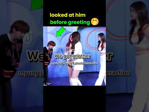 another interactions, pharita and the boy 🤭 #shorts #pharita #babymonster #fyp