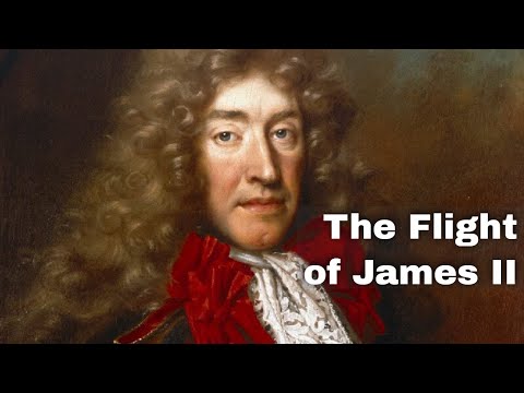 23rd December 1688: James II of England flees to exile in France during the Glorious Revolution