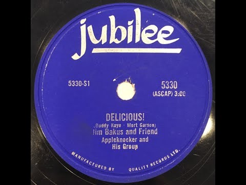 "Delicious!" (1958) Jim Backus & Friend = comedy record with laughing Mr. Magoo, Thurston Howell III