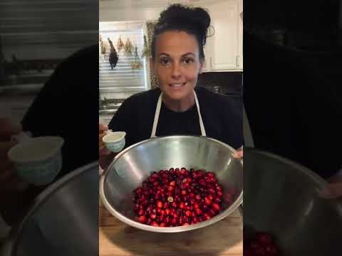 How to make dried cranberries perfect for holiday cookies and fruit cake!